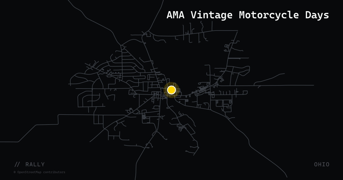 AMA Vintage Motorcycle Days