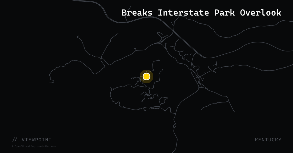 Breaks Interstate Park Overlook