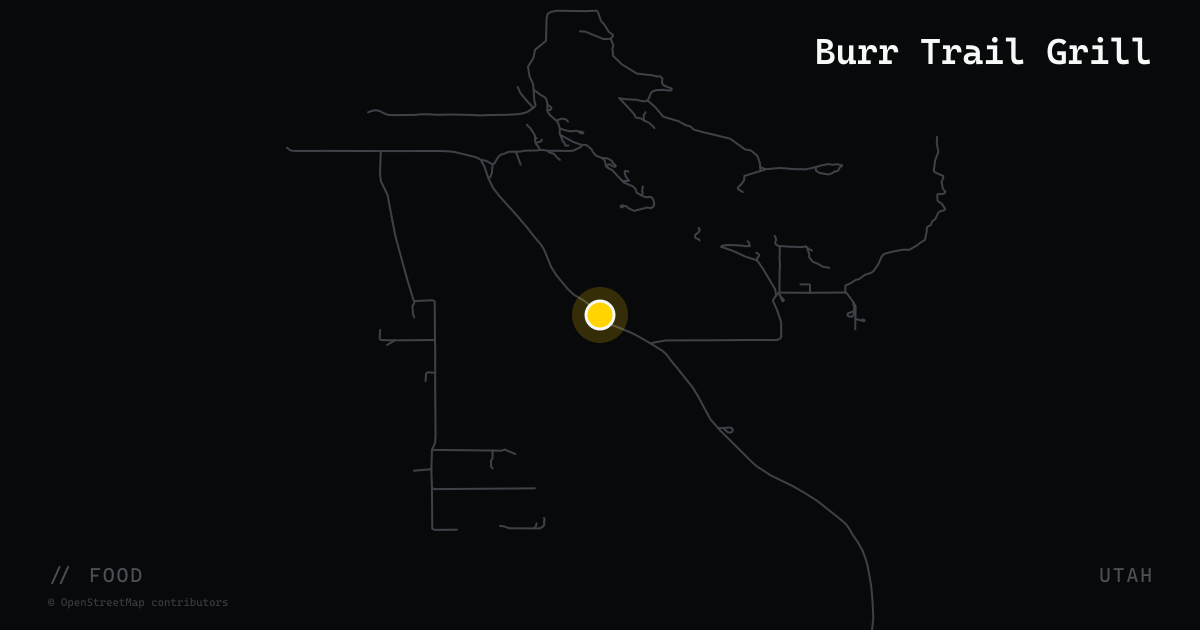 Burr Trail Grill