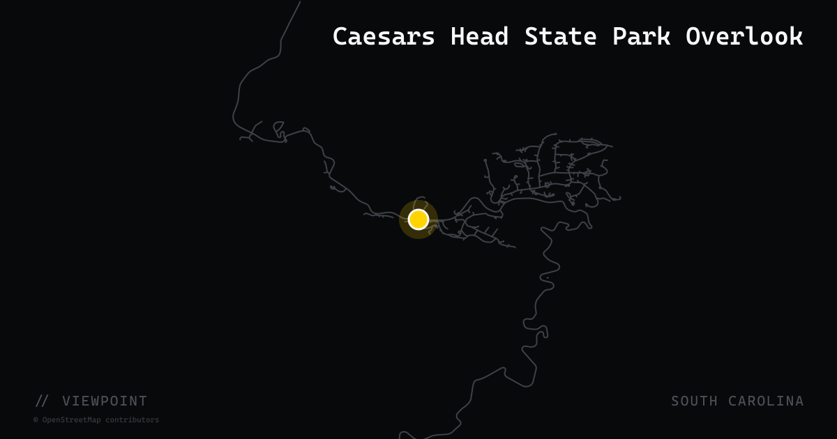Caesars Head State Park Overlook