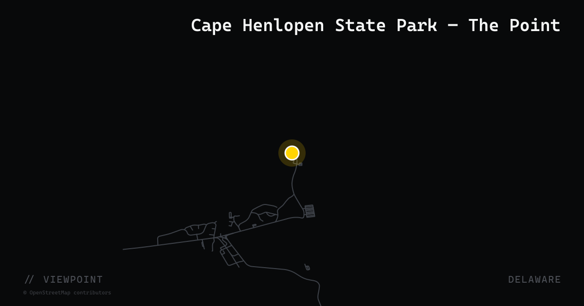 Cape Henlopen State Park — The Point