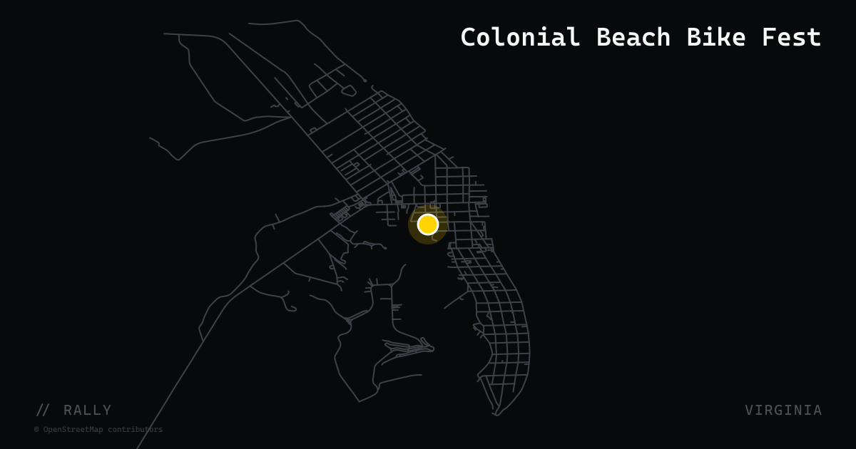 Colonial Beach Bike Fest