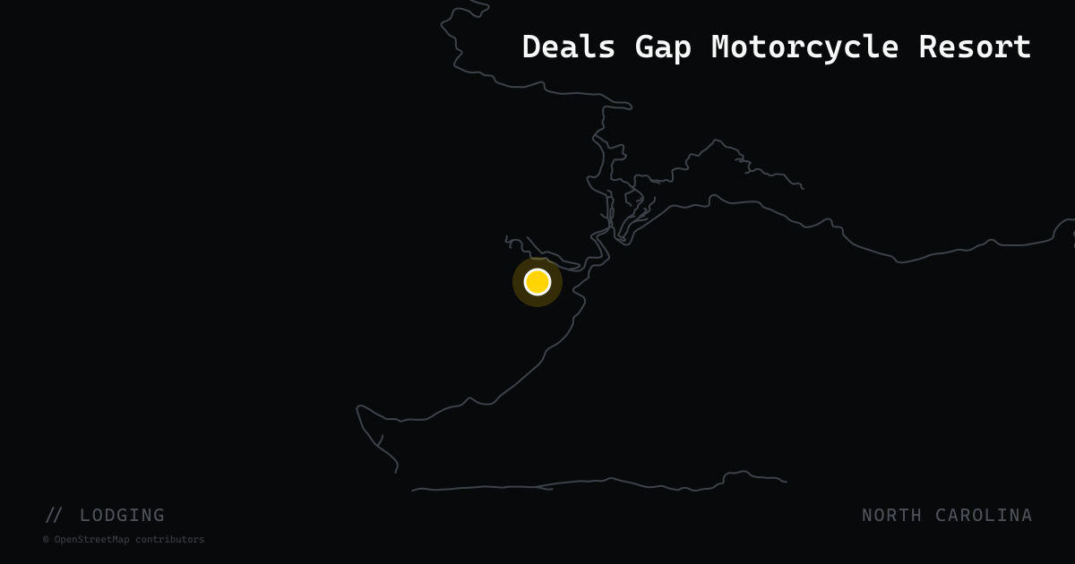 Deals Gap Motorcycle Resort