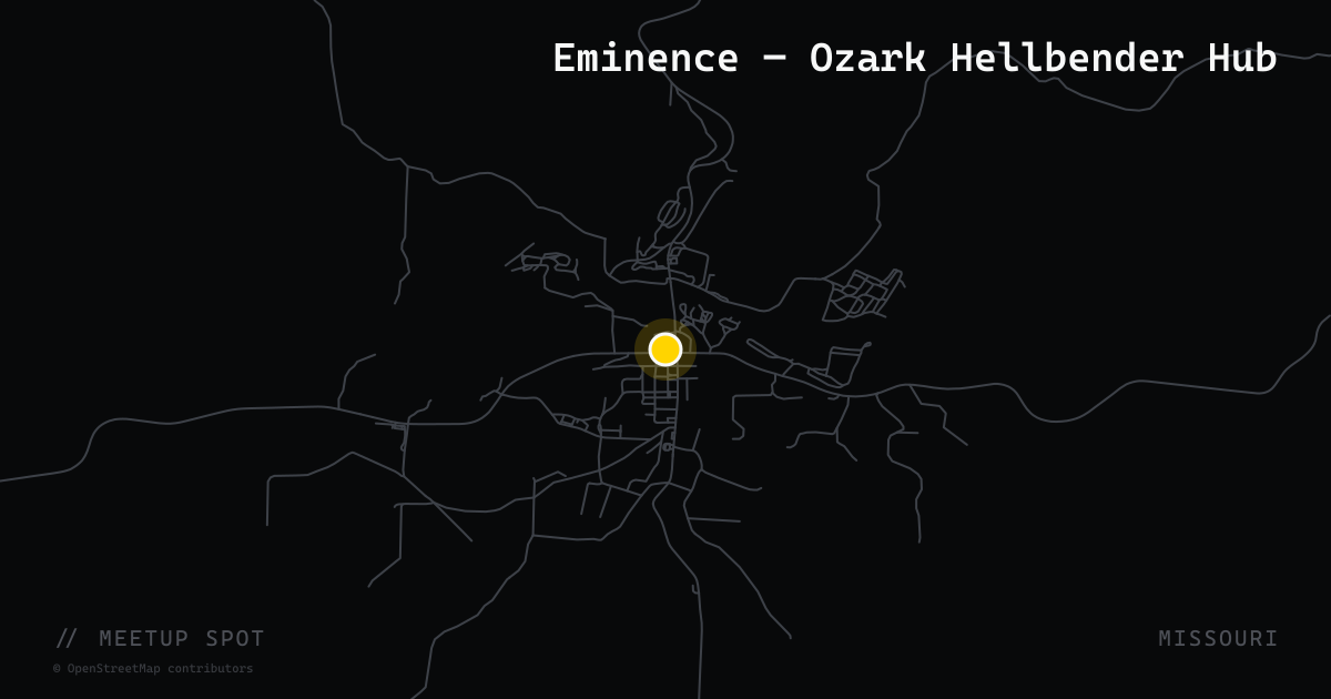 Eminence — Ozark Hellbender Hub