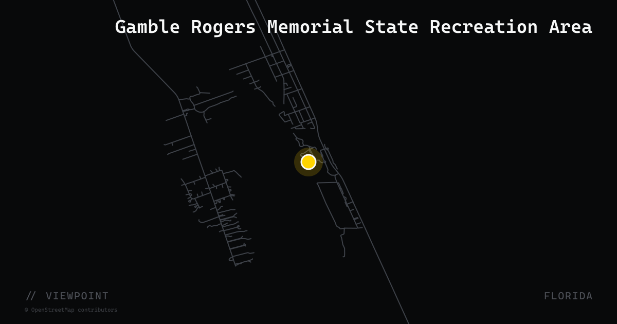 Gamble Rogers Memorial State Recreation Area