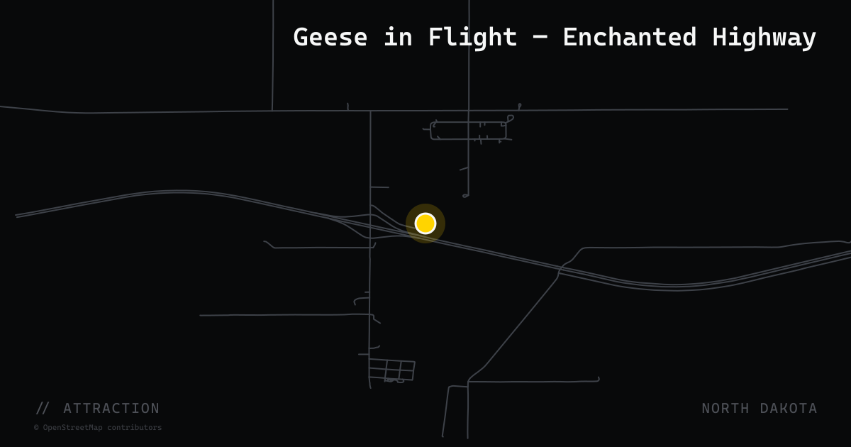 Geese in Flight — Enchanted Highway