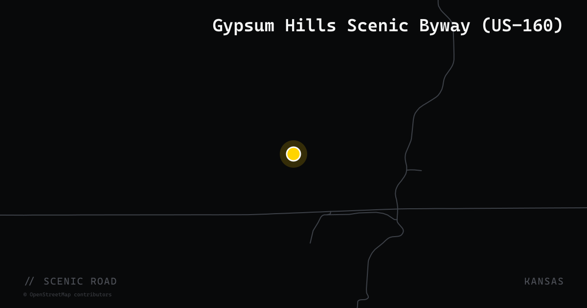 Gypsum Hills Scenic Byway (US-160)