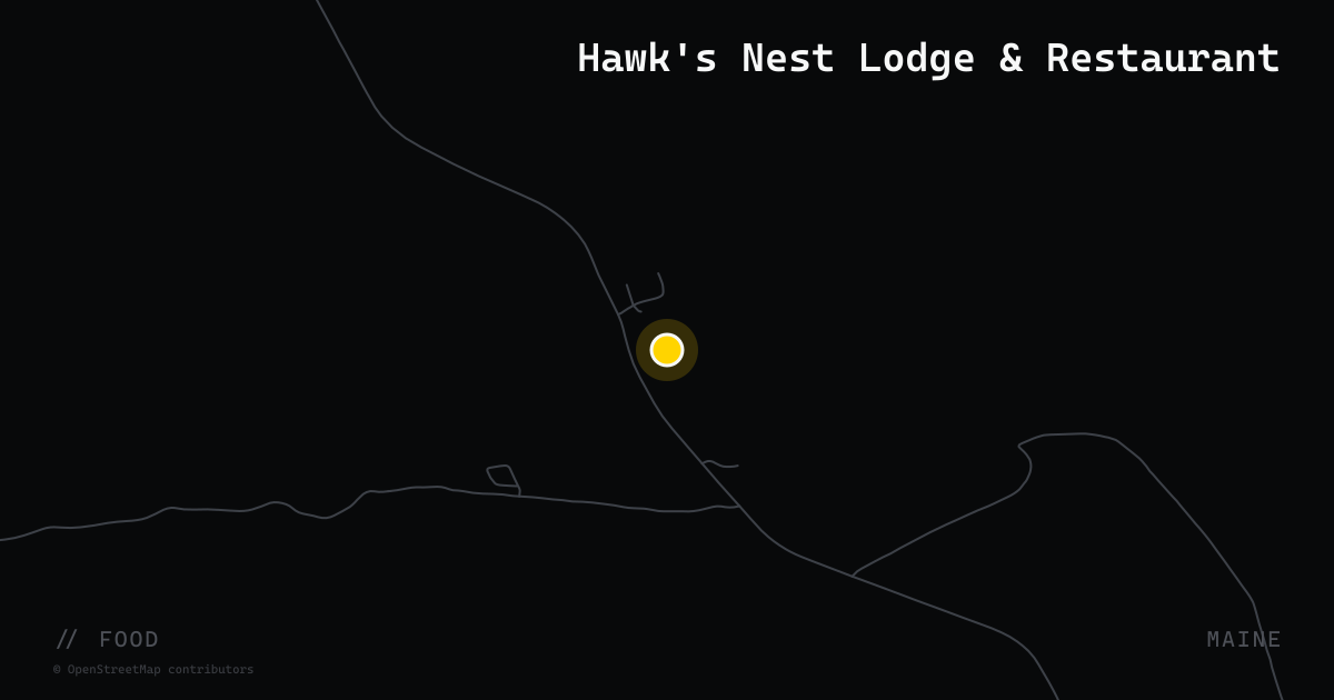 Hawk's Nest Lodge & Restaurant