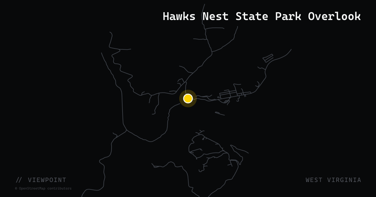 Hawks Nest State Park Overlook