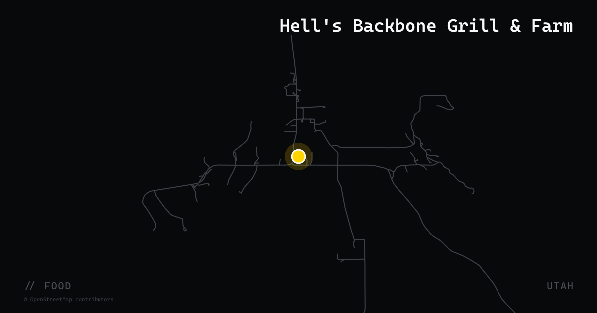 Hell's Backbone Grill & Farm