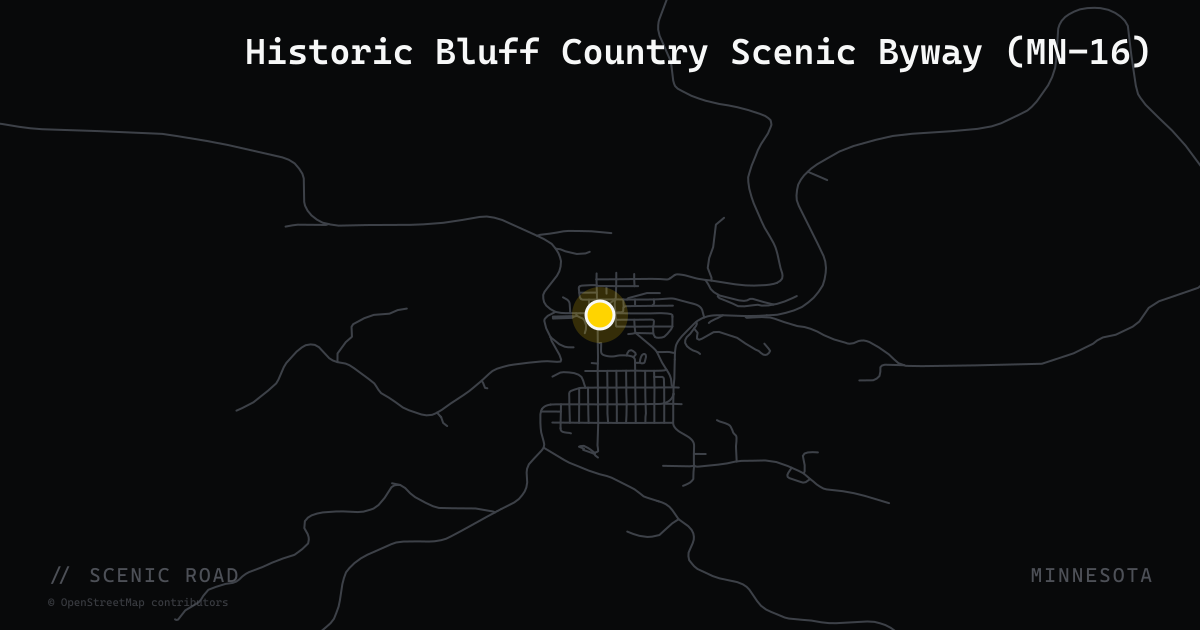 Historic Bluff Country Scenic Byway (MN-16)