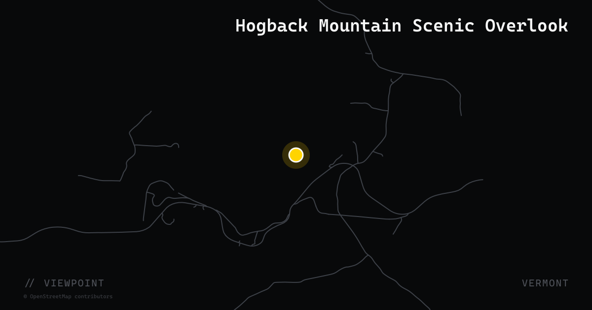 Hogback Mountain Scenic Overlook