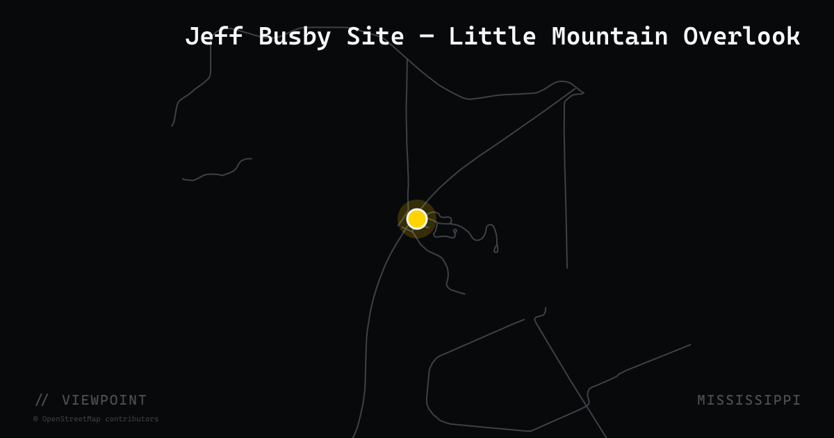 Jeff Busby Site — Little Mountain Overlook