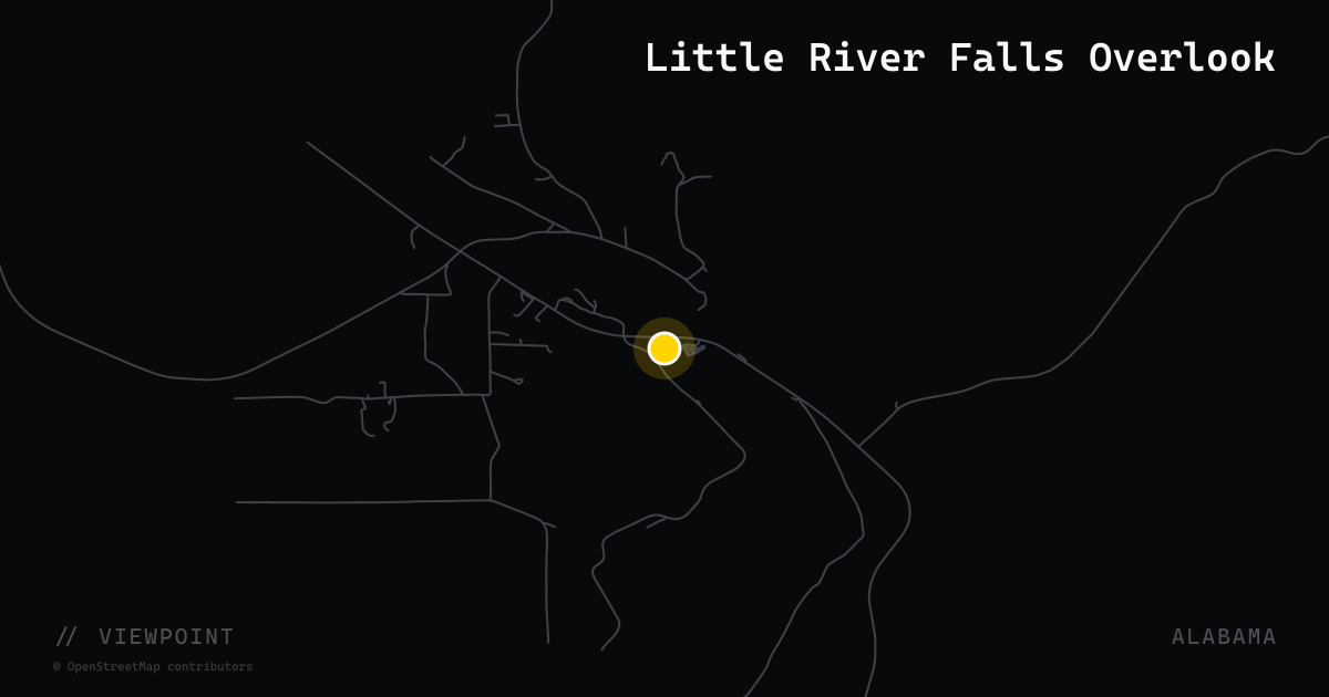 Little River Falls Overlook