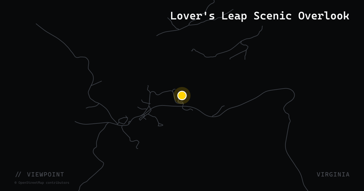Lover's Leap Scenic Overlook