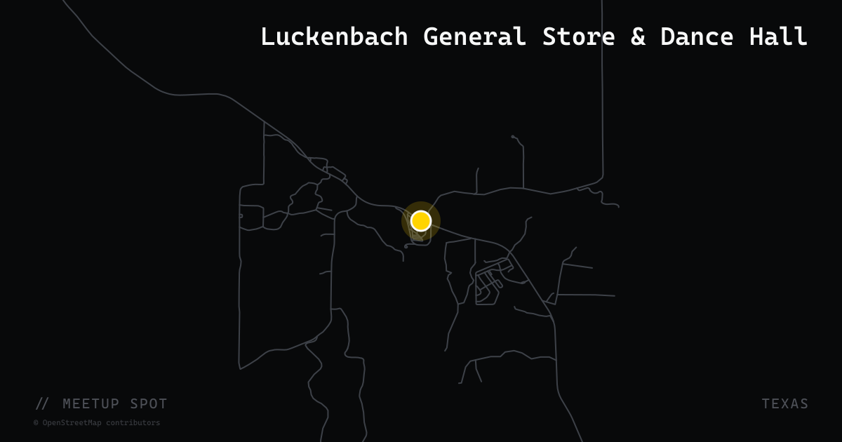 Luckenbach General Store & Dance Hall