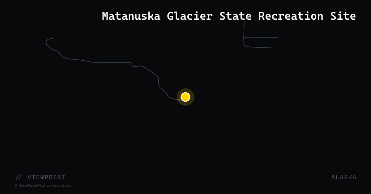 Matanuska Glacier State Recreation Site