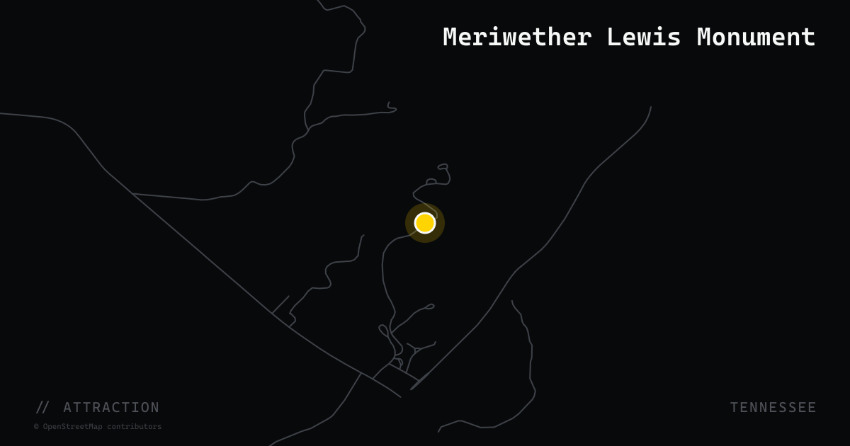 Meriwether Lewis Monument