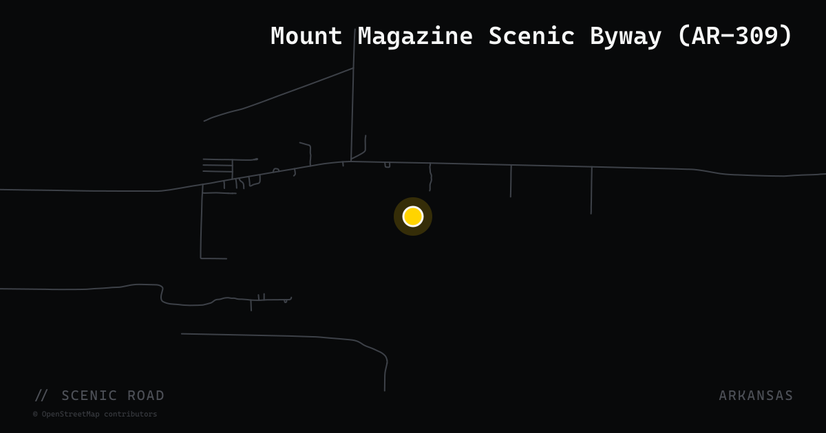 Mount Magazine Scenic Byway (AR-309)