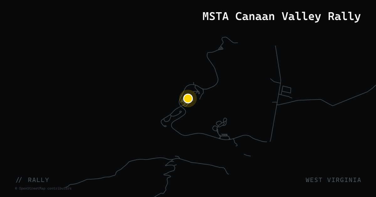 MSTA Canaan Valley Rally