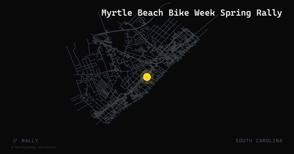 Myrtle Beach Bike Week Spring Rally