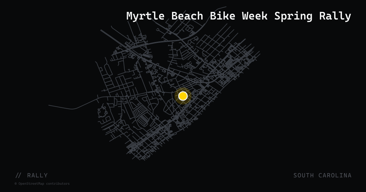 Myrtle Beach Bike Week Spring Rally