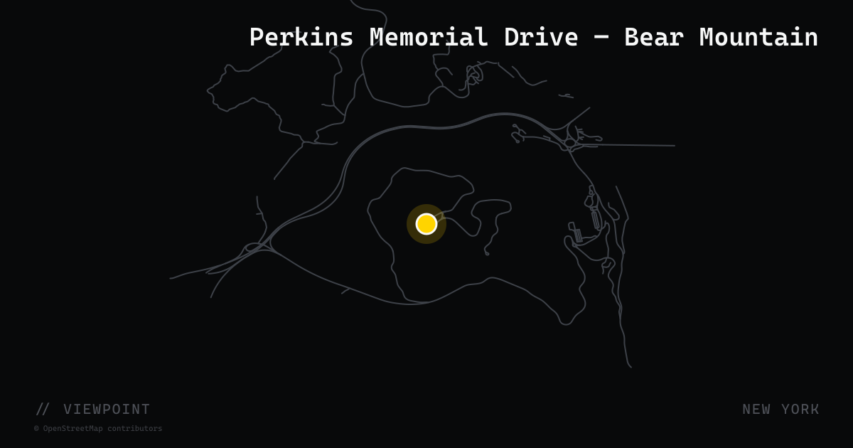 Perkins Memorial Drive — Bear Mountain