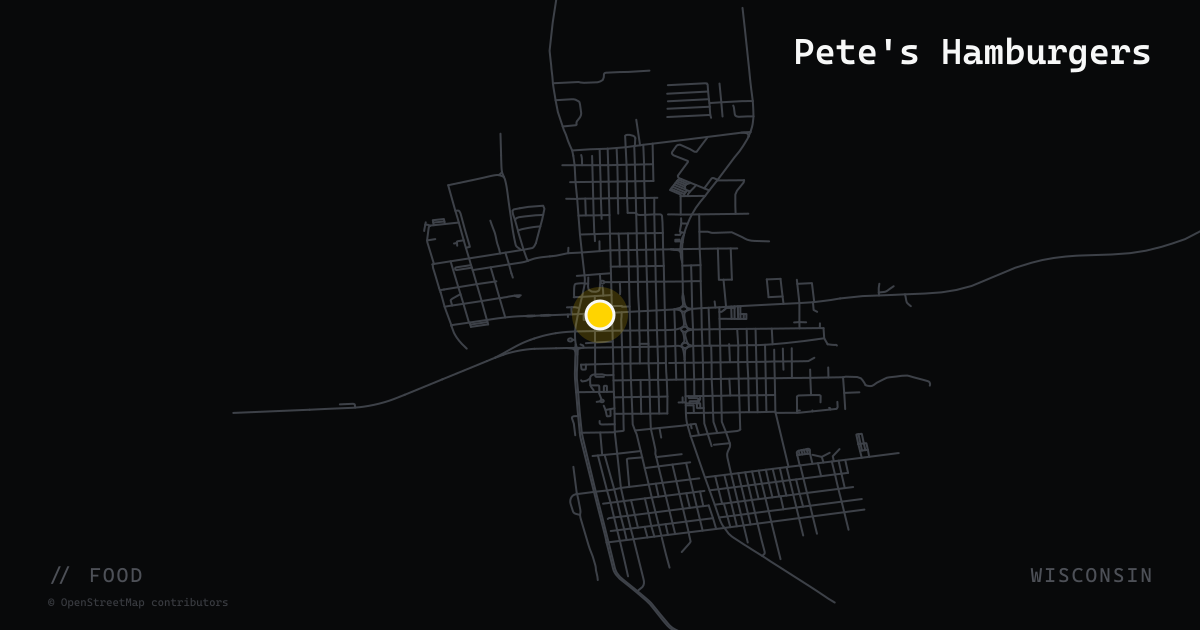 Pete's Hamburgers