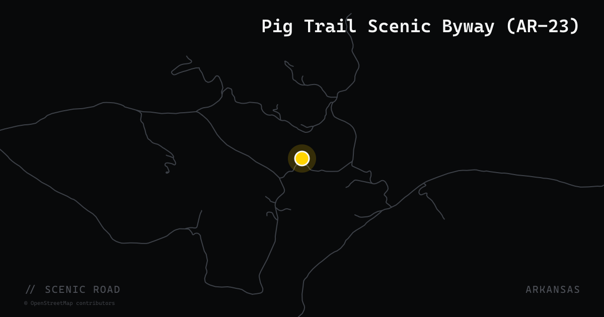 AR-23 — Pig Trail & the Boston Mountains