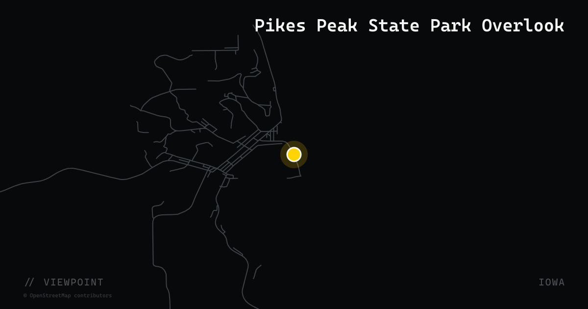 Pikes Peak State Park Overlook