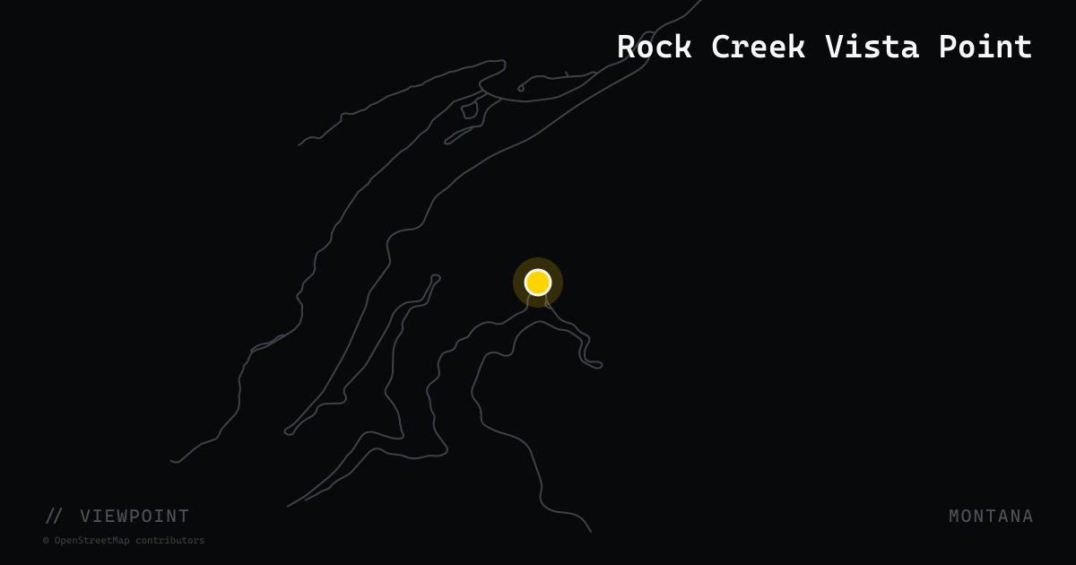 Rock Creek Vista Point
