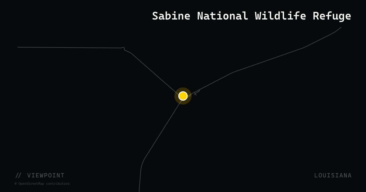 Sabine National Wildlife Refuge