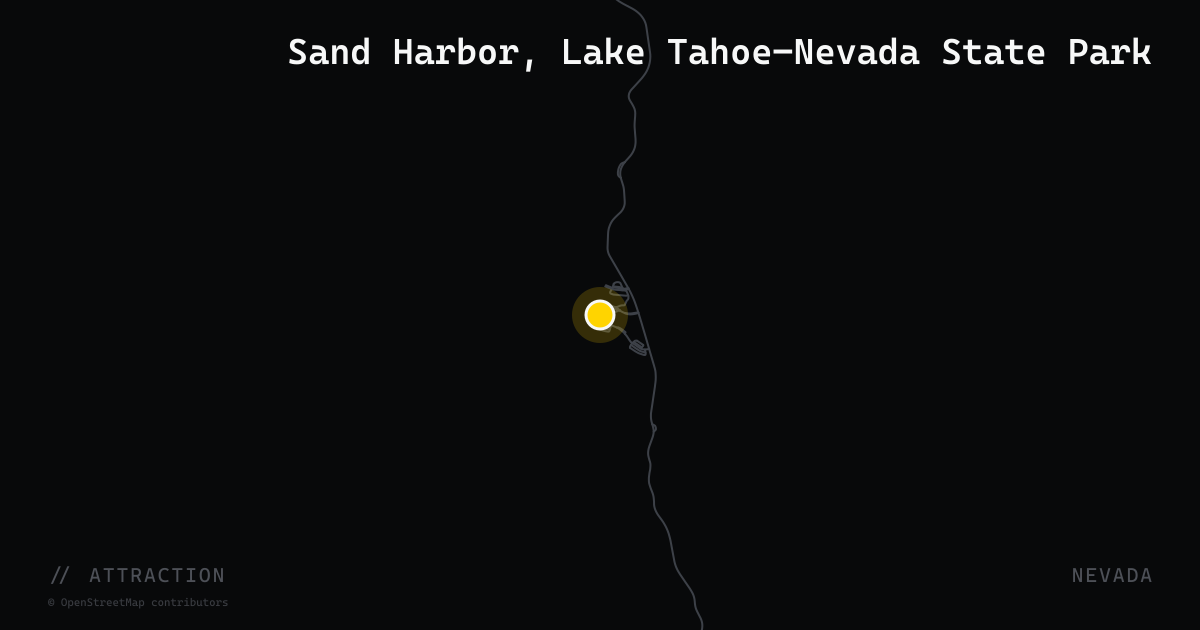Sand Harbor, Lake Tahoe–Nevada State Park