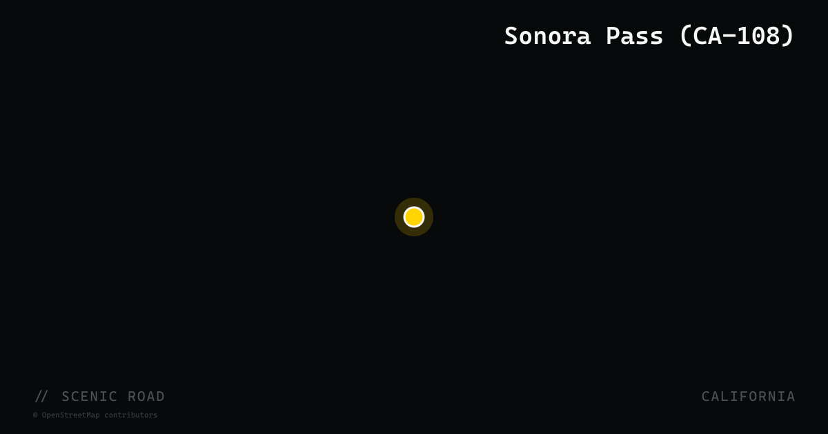 Sonora Pass (CA-108)