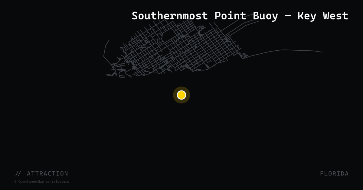 Southernmost Point Buoy — Key West