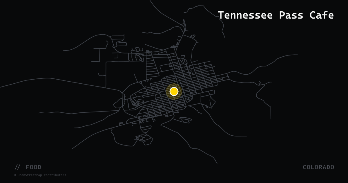 Tennessee Pass Cafe
