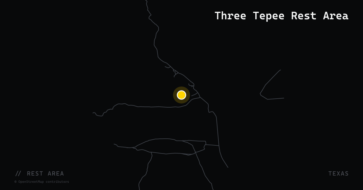 Three Tepee Rest Area