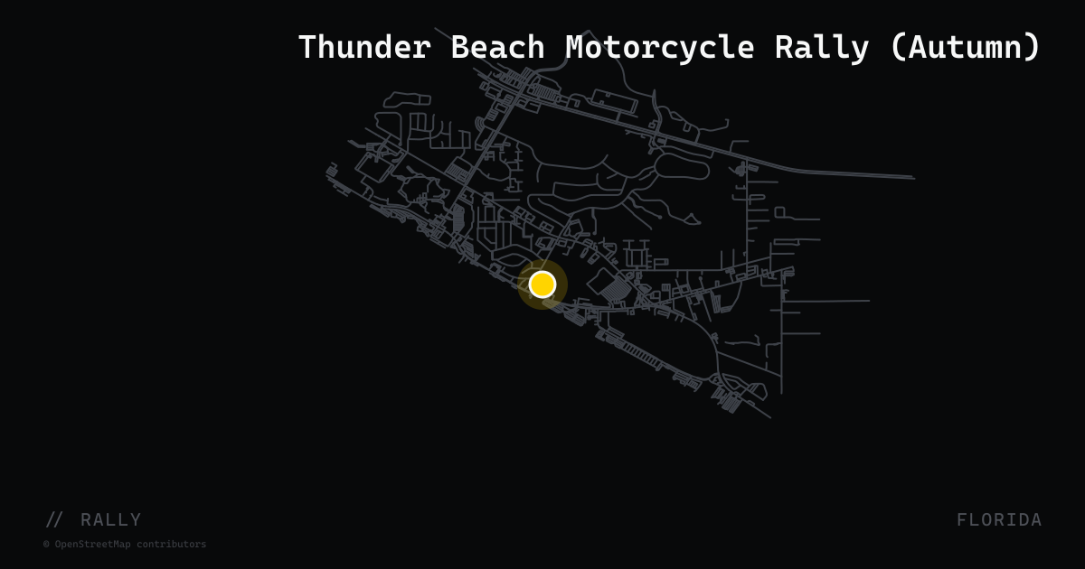 Thunder Beach Motorcycle Rally (Autumn)