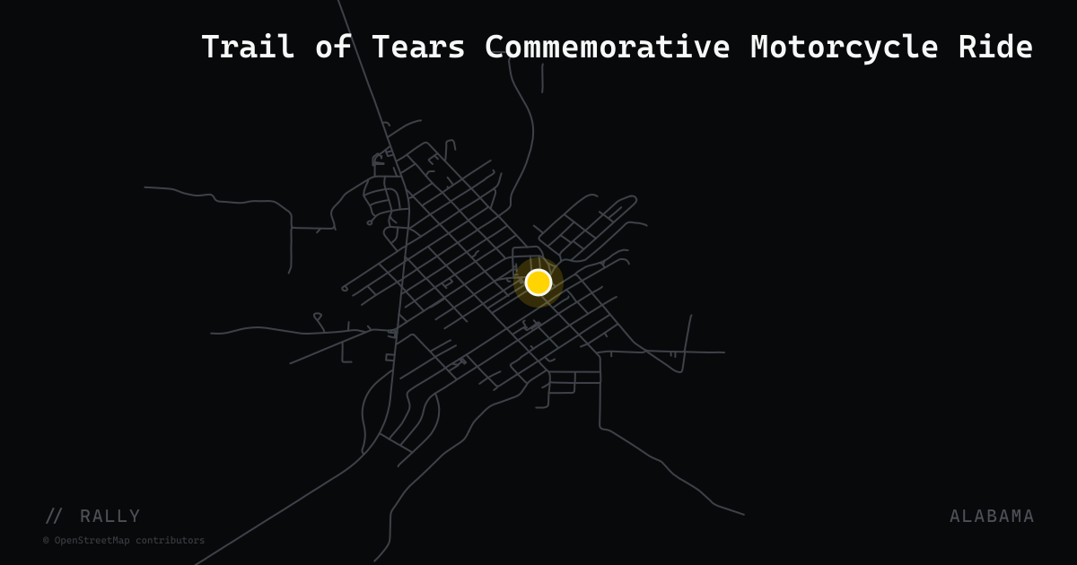 Trail of Tears Commemorative Motorcycle Ride