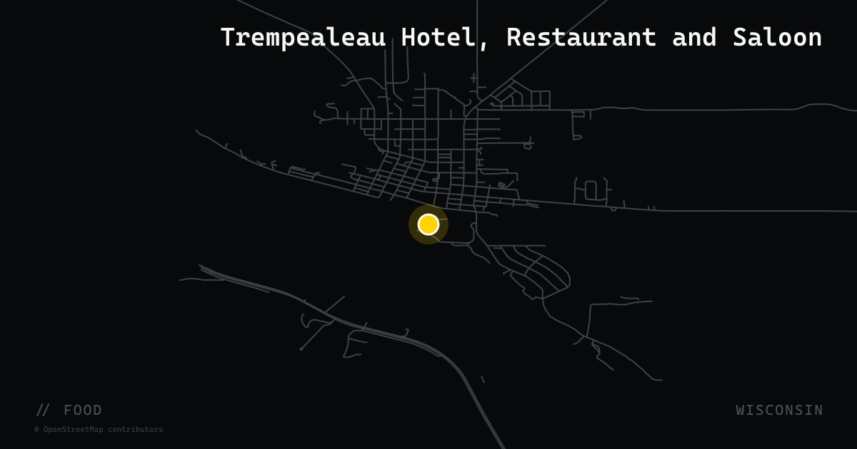 Trempealeau Hotel, Restaurant and Saloon