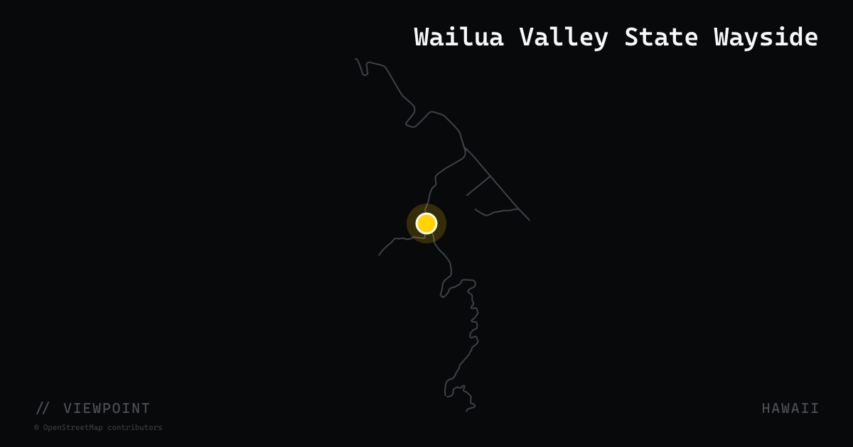 Wailua Valley State Wayside