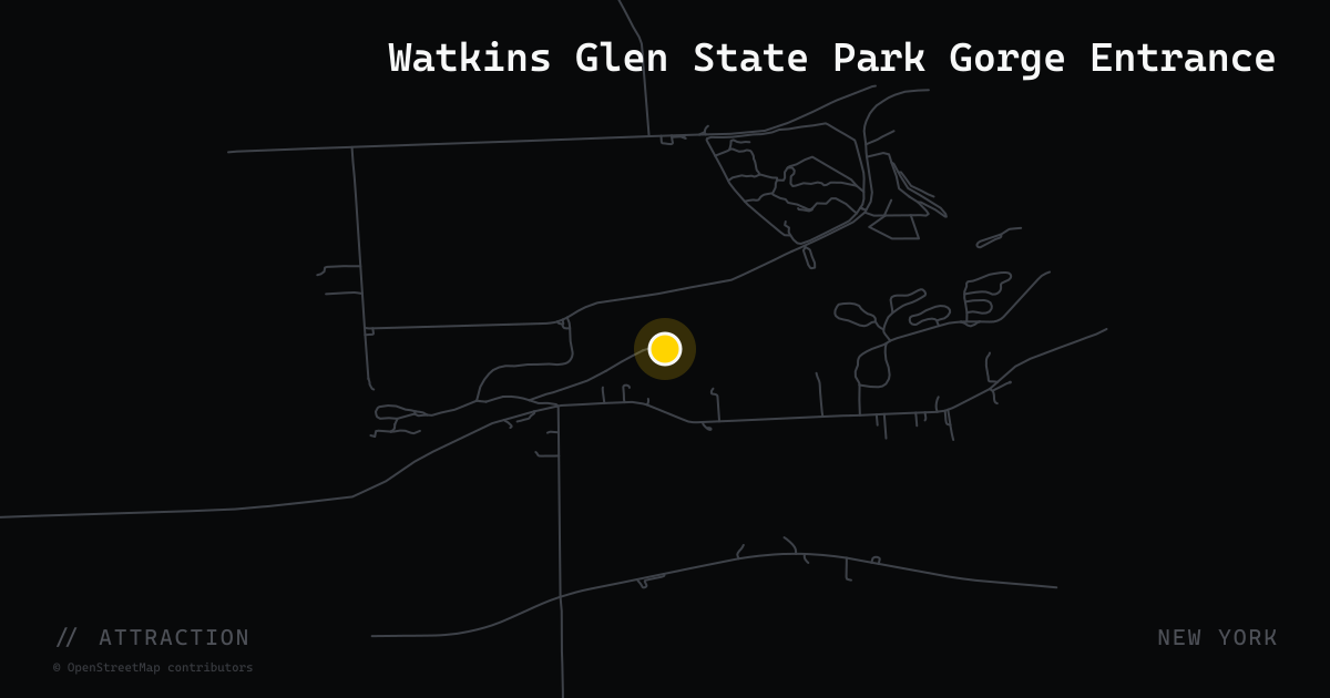 Watkins Glen State Park Gorge Entrance