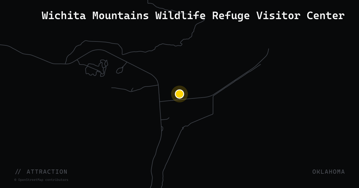 Wichita Mountains Wildlife Refuge Visitor Center