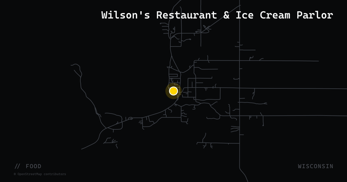 Wilson's Restaurant & Ice Cream Parlor