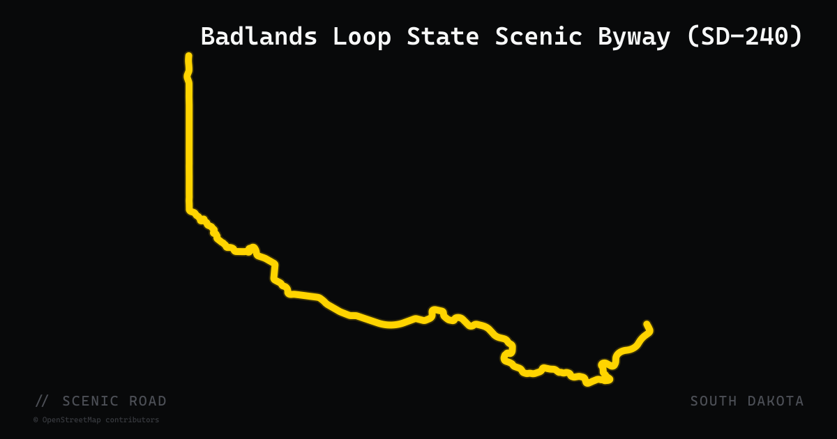 Badlands Loop State Scenic Byway (SD-240)