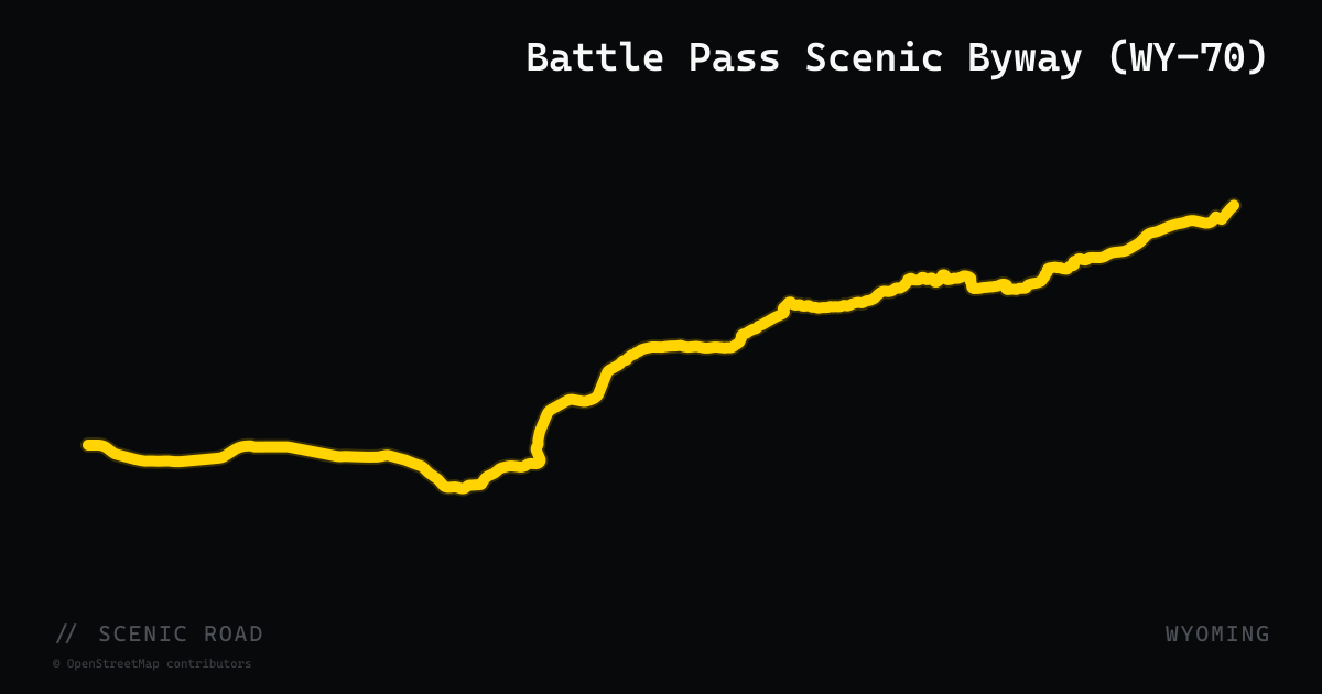 Battle Pass Scenic Byway (WY-70)