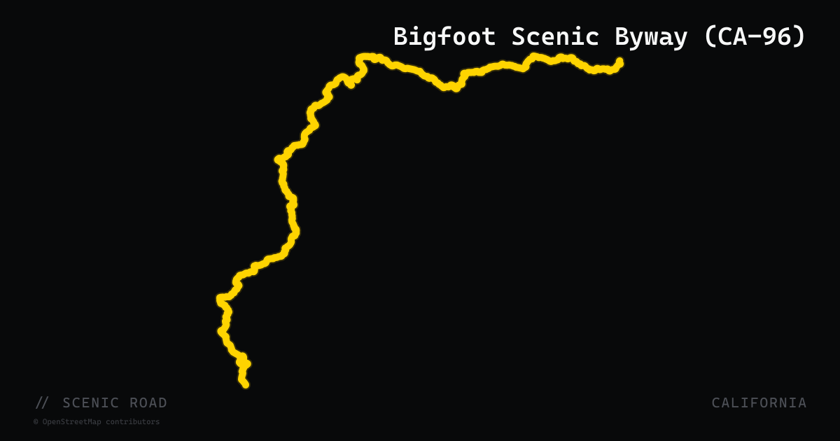 Bigfoot Scenic Byway (CA-96)