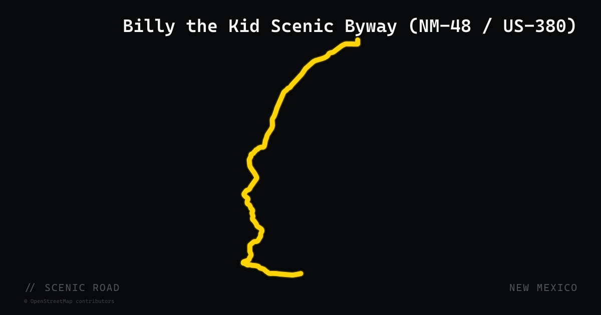 Billy the Kid Scenic Byway (NM-48 / US-380)