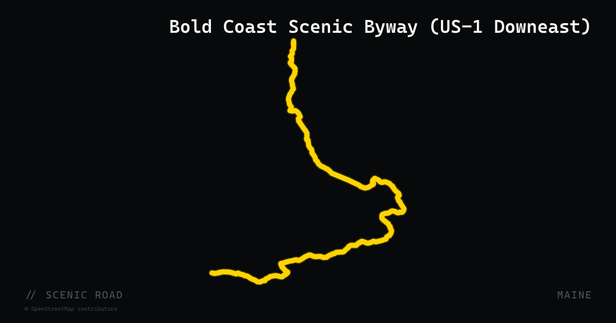Bold Coast Scenic Byway (US-1 Downeast)