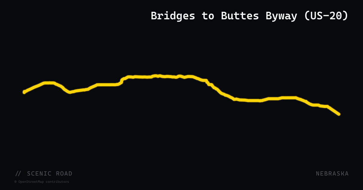 Bridges to Buttes Byway (US-20)